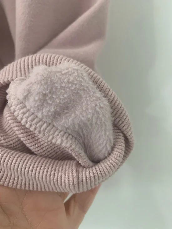 C&C California Dusty Pink Crewneck with White Stripes - Picture 2 of 6